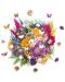 Ξύλινο παζλ  Unidragon  200 κομμάτια - Μπουκέτο λουλούδια - 2t